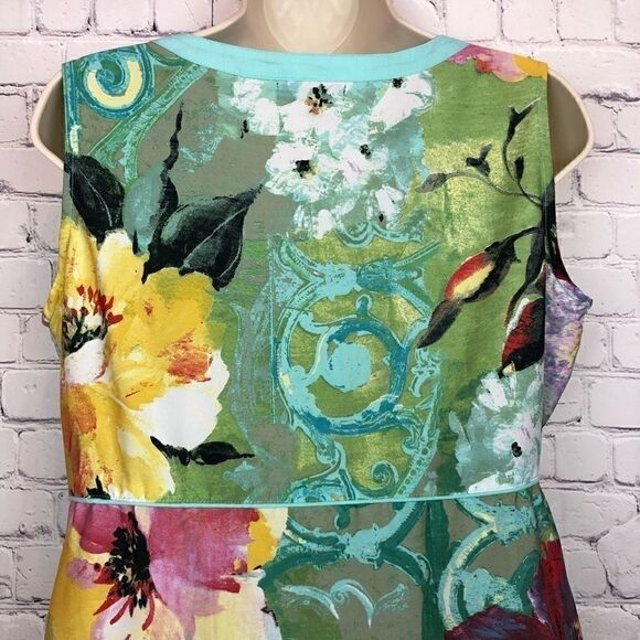 Alberto Makali Floral Dress Size Medium - Picture 7 of 10